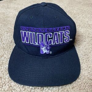 Vintage Northwestern University Wildcats Snapback Cap Sports Specialties